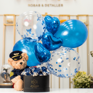 Arreglo Rosas y Globos